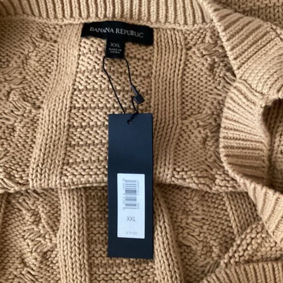 Banana Republic Tan Cable Knit Tank Top - Picture 3 of 7